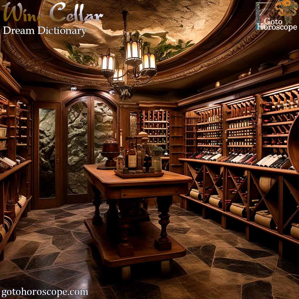 Dream Dictionary Wine Cellar
