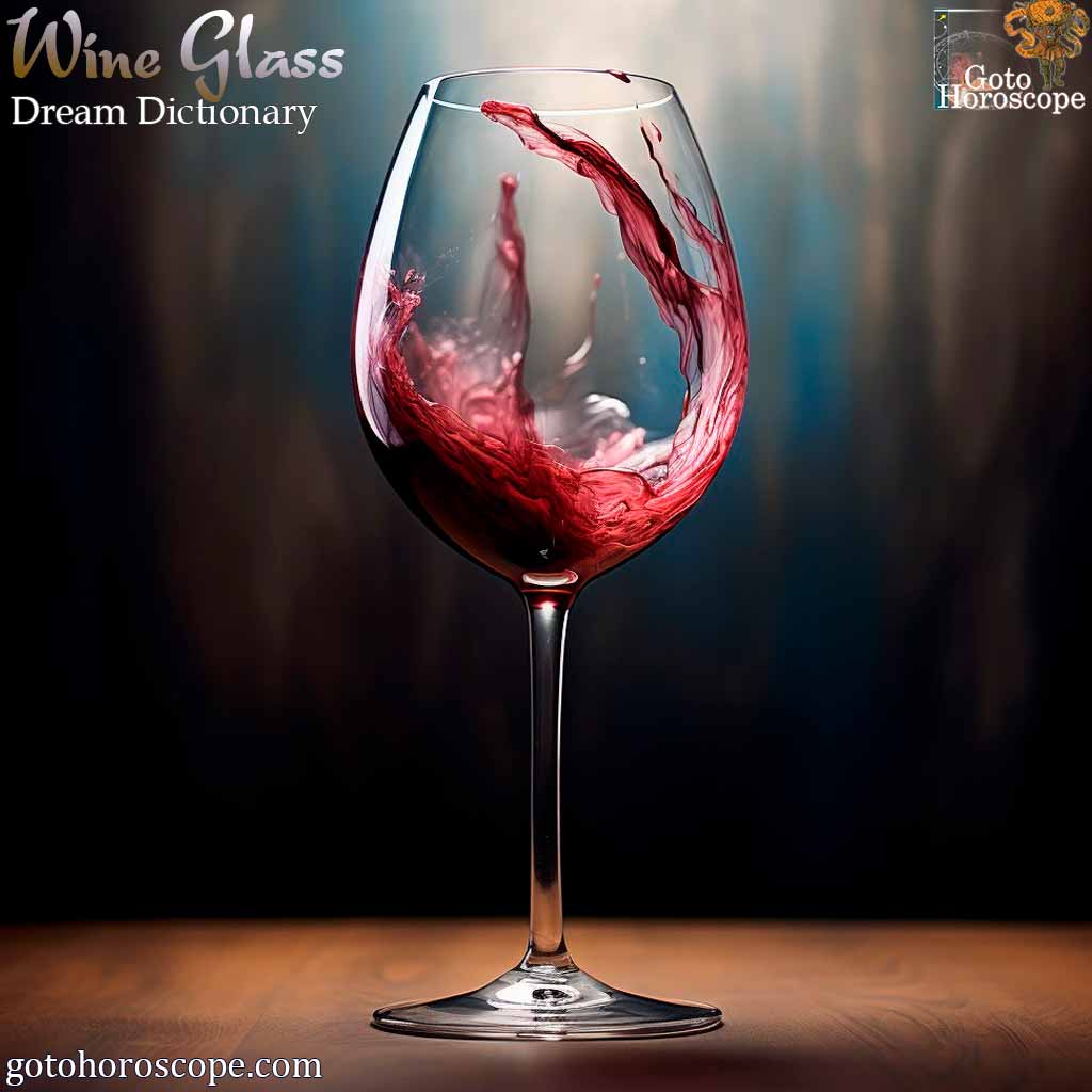 Dream Dictionary Wine Glass