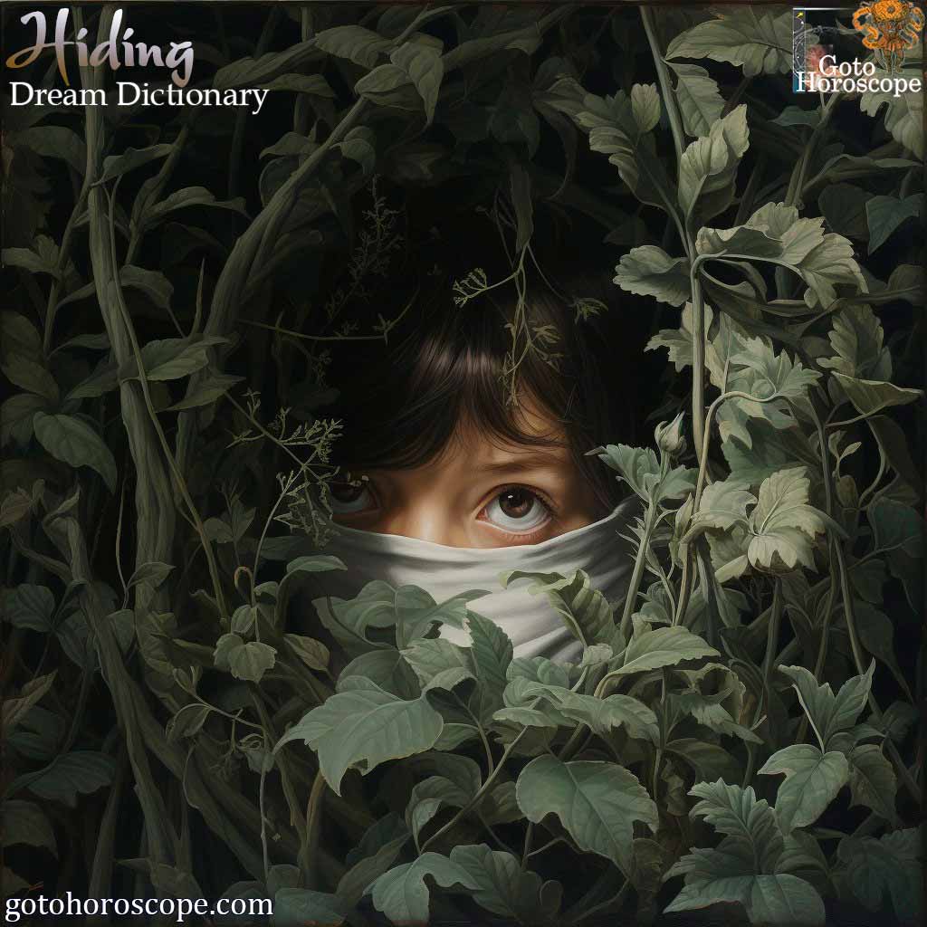 Dream Meaning Hiding, what do the Hiding dreams mean and dream