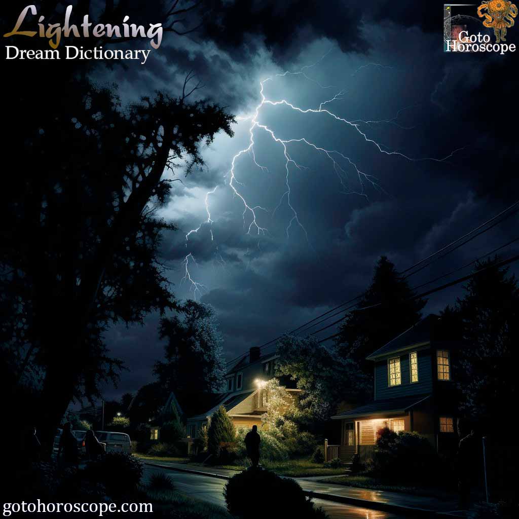 Dream interpretation Lightening