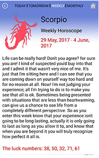 Weekly Horoscope APP