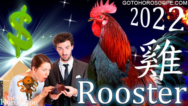 Rooster Horoscope 2022 for Money Sphere