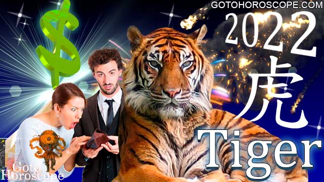 Tiger Horoscope 2022 for Money Sphere