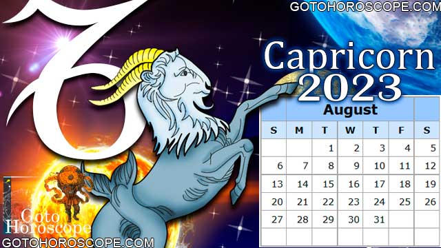 August 2023 Capricorn Monthly Horoscope