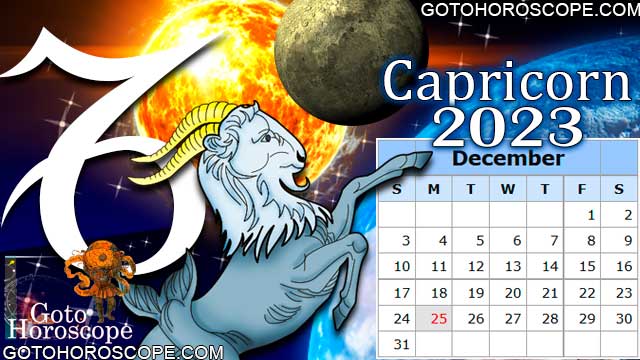 December 2023 Capricorn Monthly Horoscope