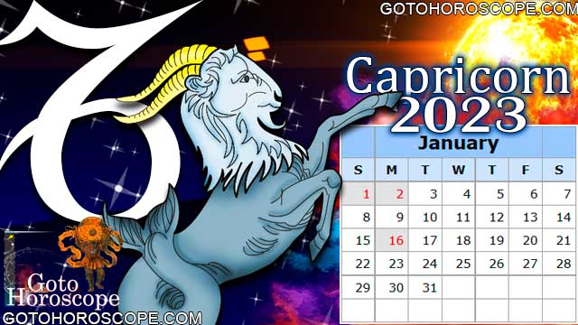 January 2023 Capricorn Monthly Horoscope