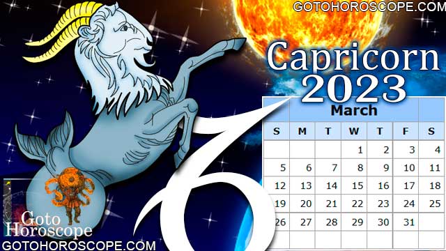 March 2023 Capricorn Monthly Horoscope