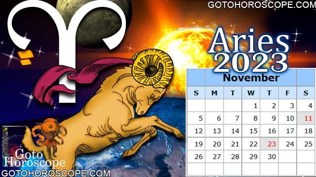 November 2023 Aries Monthly Horoscope