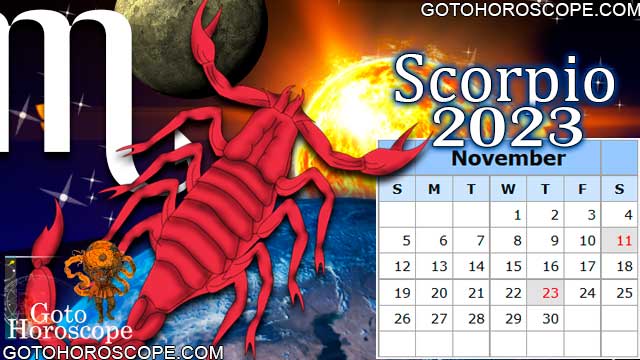 November 2023 Scorpio Monthly Horoscope