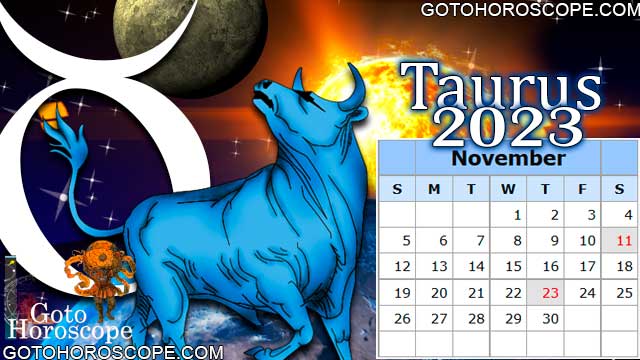 November 2023 Taurus Monthly Horoscope