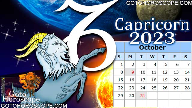 October 2023 Capricorn Monthly Horoscope