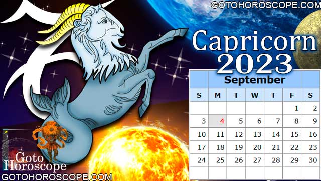 September 2023 Capricorn Monthly Horoscope