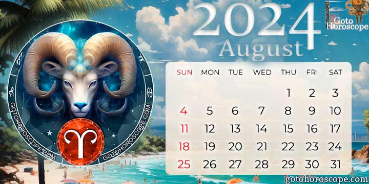 August 2024 Aries Monthly Horoscope
