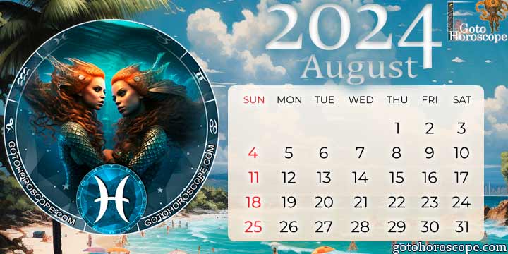 August 2024 Pisces Monthly Horoscope