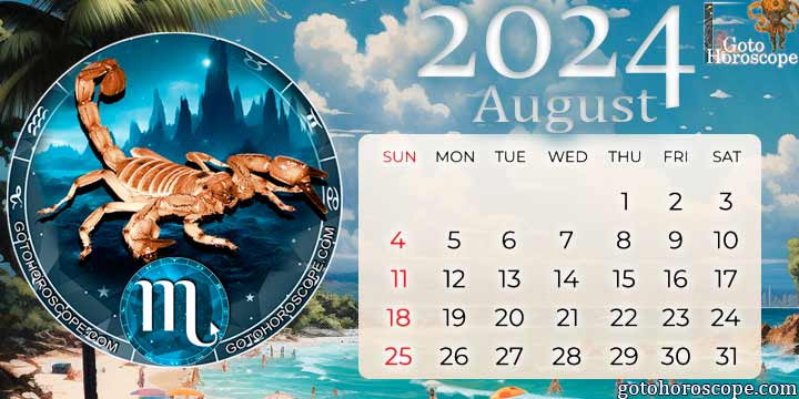 August 2024 Scorpio Monthly Horoscope