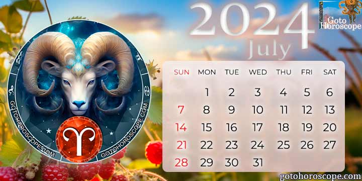 July 2024 Aries Monthly Horoscope