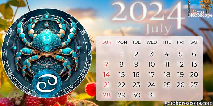 July 2024 Cancer Monthly Horoscope