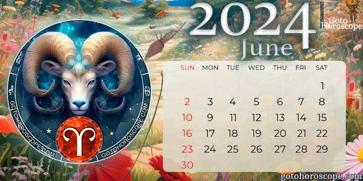 June 2024 Aries Monthly Horoscope