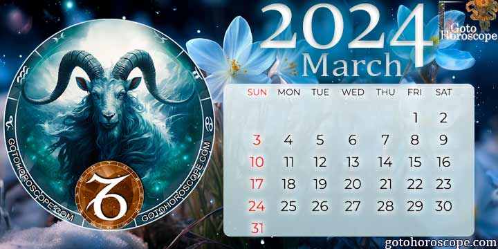 March 2024 Capricorn Monthly Horoscope