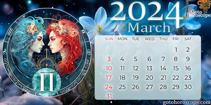 March 2024 Gemini Monthly Horoscope