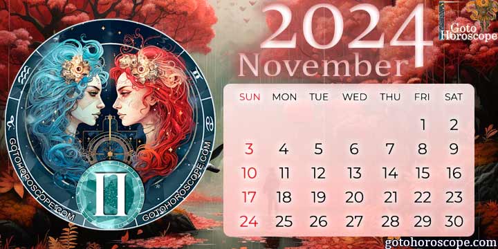 November 2024 Gemini Monthly Horoscope