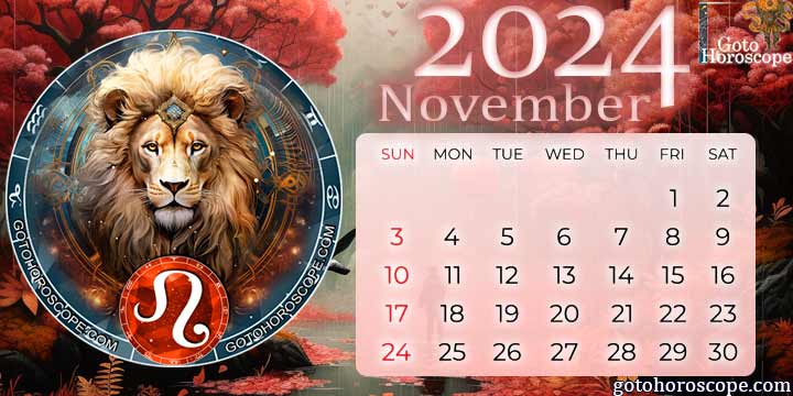 November 2024 Leo Monthly Horoscope