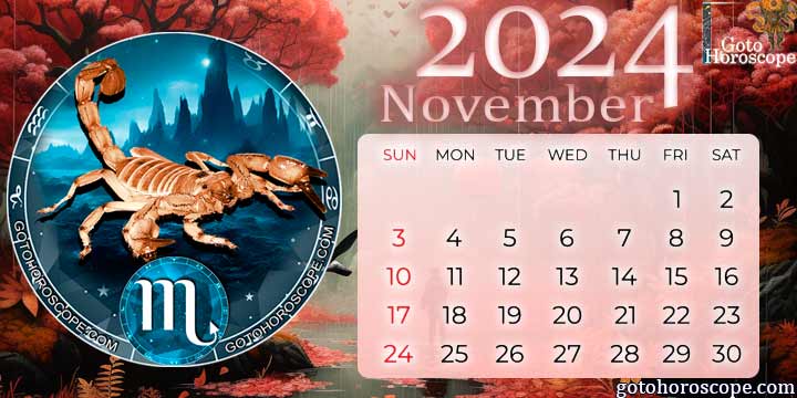 November 2024 Scorpio Monthly Horoscope