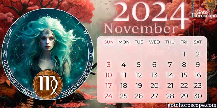 November 2024 Virgo Monthly Horoscope