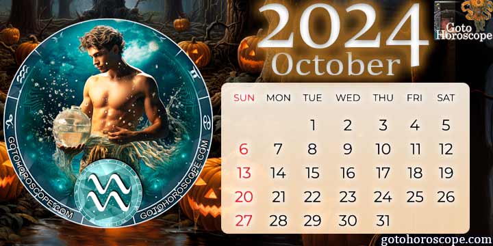 October 2024 Aquarius Monthly Horoscope