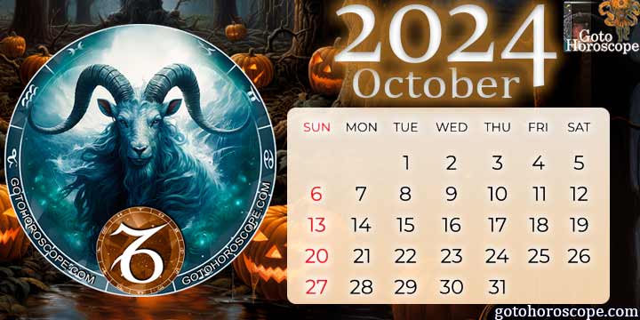 October 2024 Capricorn Monthly Horoscope