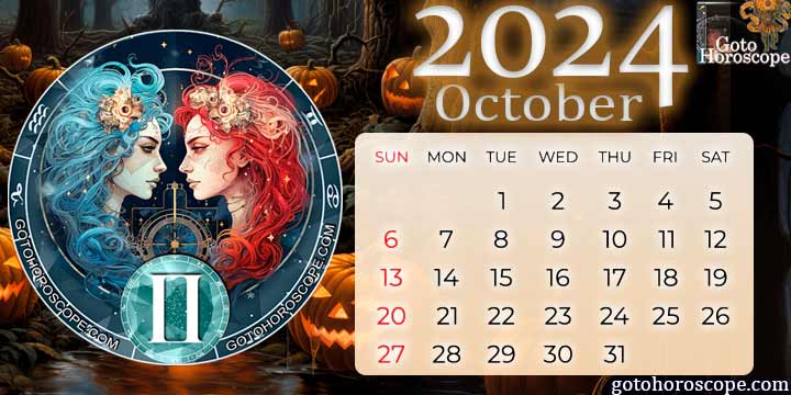 October 2024 Gemini Monthly Horoscope