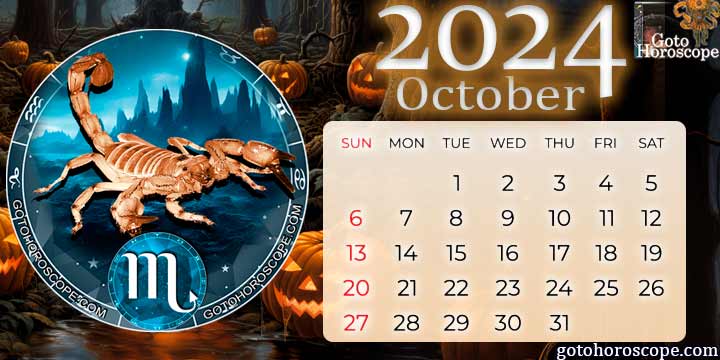 October 2024 Scorpio Monthly Horoscope