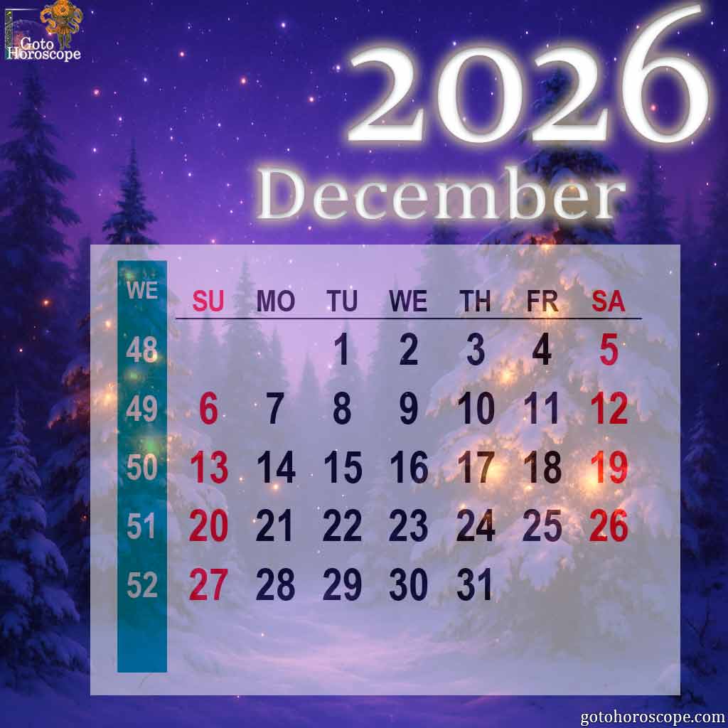 December 2026 Horoscope