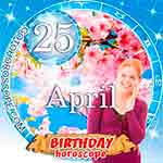 Birthday Horoscope April 25th