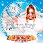 Birthday Horoscope February 29th