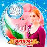 Birthday Horoscope July 29th