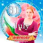 Birthday Horoscope July 31st