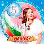 Birthday Horoscope July 5th