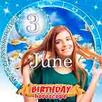 Birthday Horoscope June 3rd