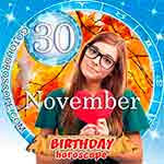 Birthday Horoscope November 30th