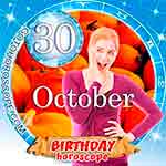 Birthday Horoscope October 30th