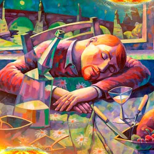 Shi He Line Three Illustration