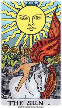 Sun Upright Tarot Card Meanings