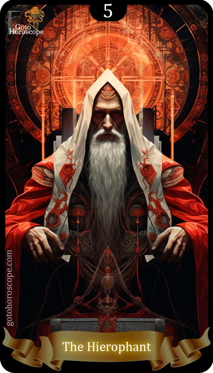 Hierophant GotoHoroscope Tarot Cards Deck
