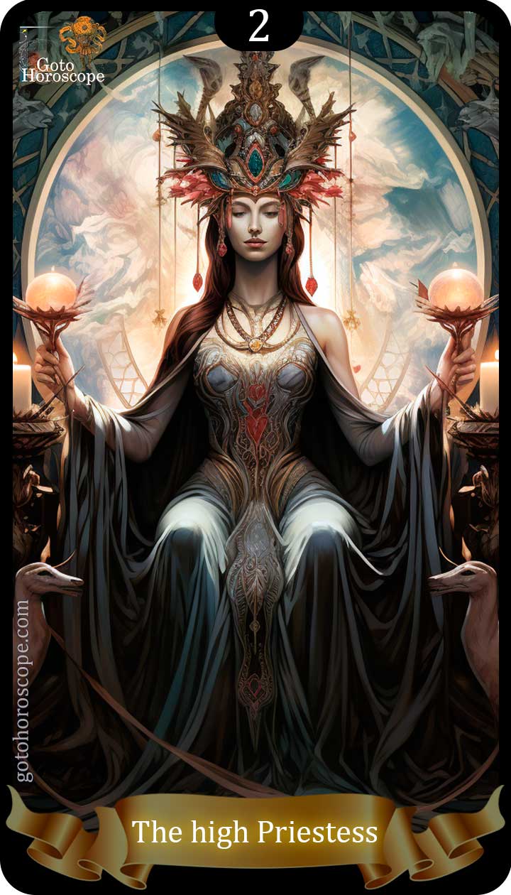 High priestess GotoHoroscope Tarot Cards Deck