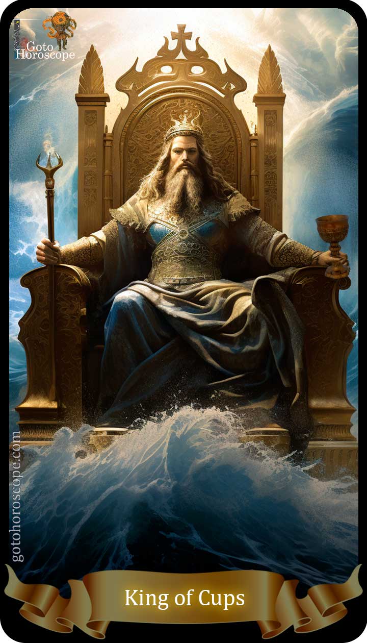 King of cups GotoHoroscope Tarot Cards Deck