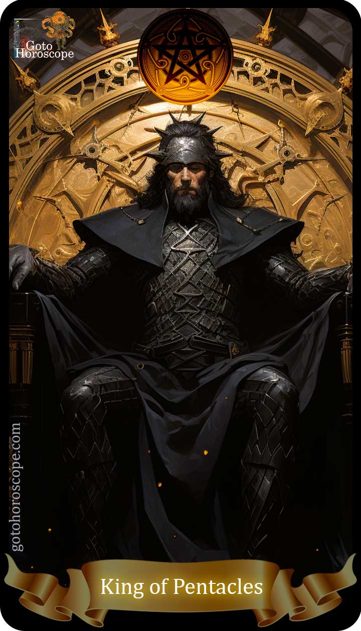 King of pentacles GotoHoroscope Tarot Cards Deck