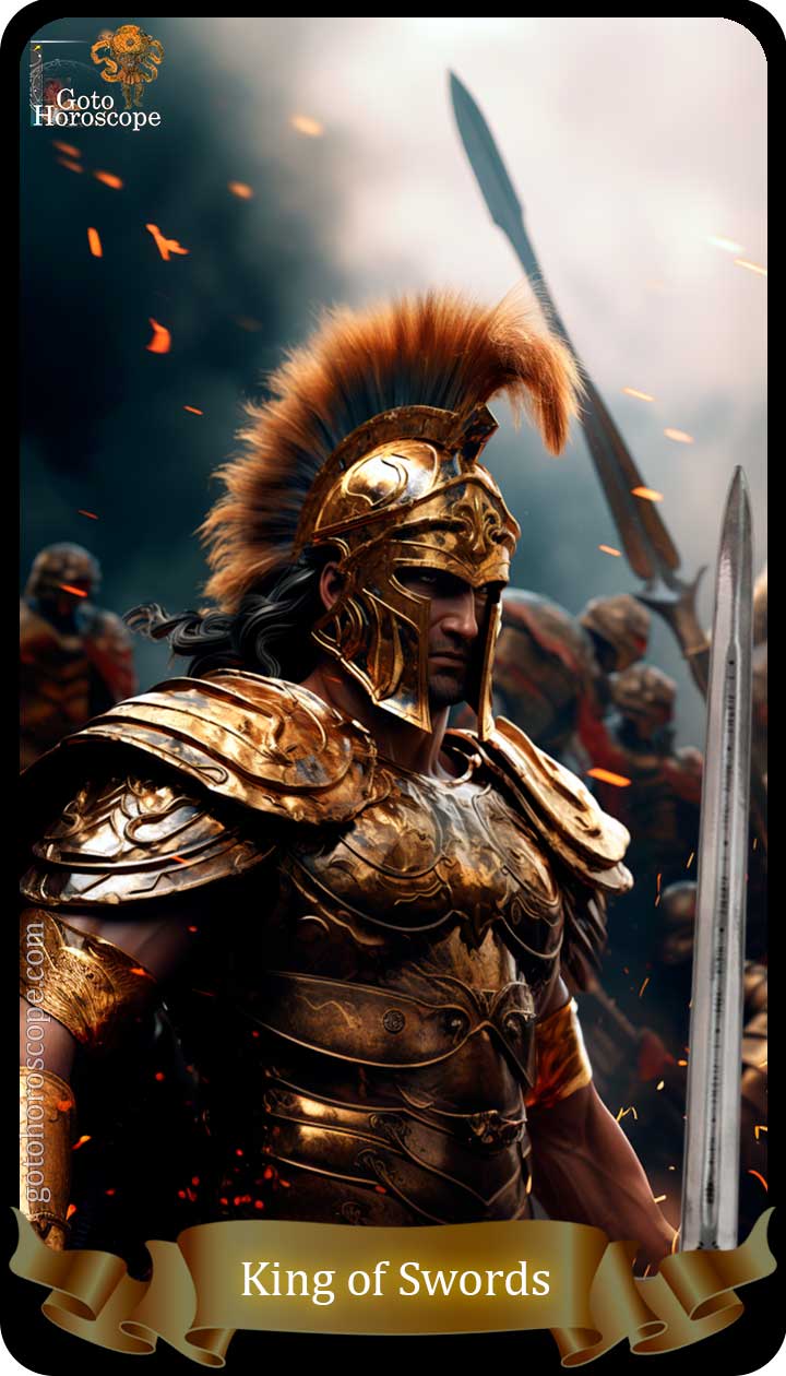 King of swords GotoHoroscope Tarot Cards Deck