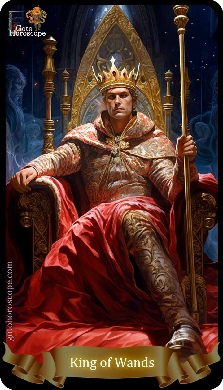 King of wands GotoHoroscope Tarot Cards Deck