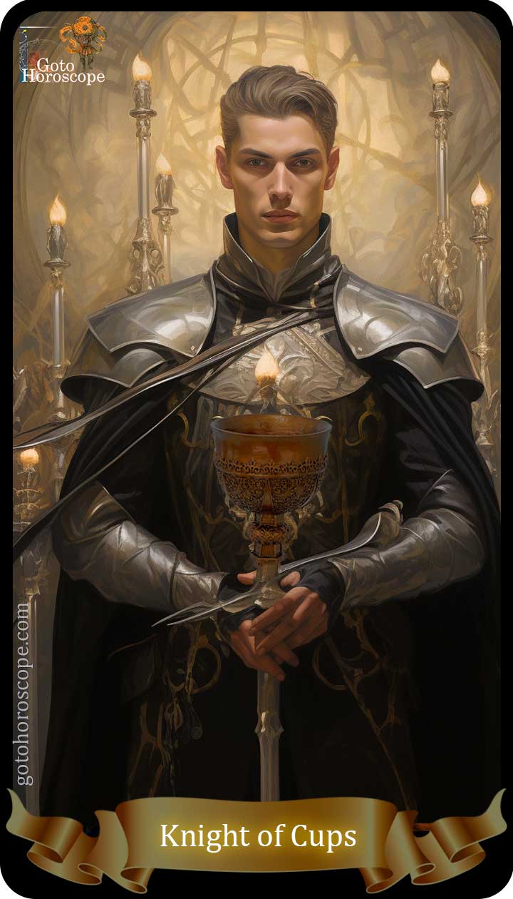 Knight of cups GotoHoroscope Tarot Cards Deck